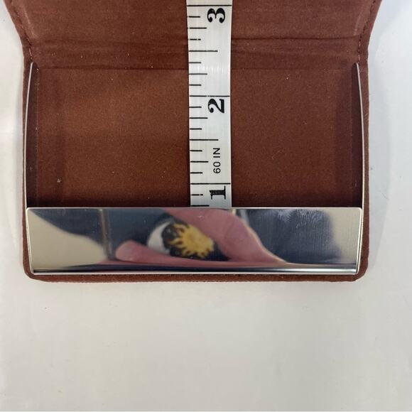 CREDIT CARD ID HOLDER WALLET MAGNETIC WITH MAKEUP MIRROR - Picture 9 of 10